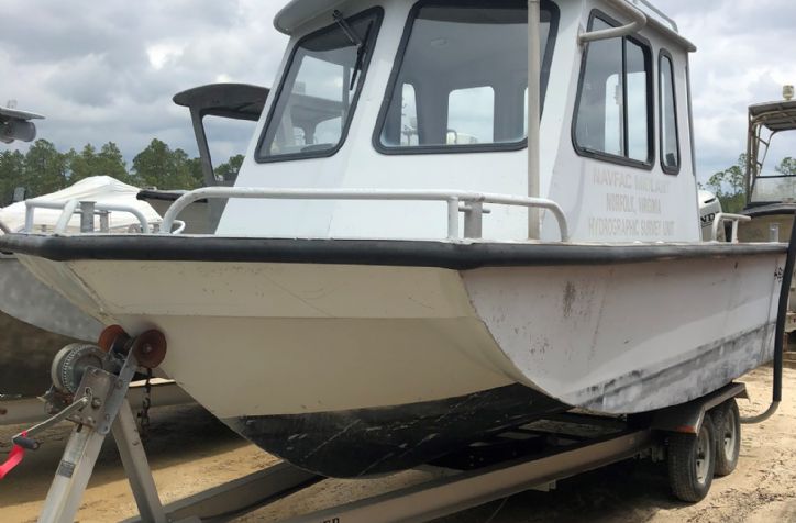 <strong>2000 Sea Ark Little Giant </strong>2000 Sea Ark Little Giant cabin powered by a single Honda 130 Outboard. Vessel 245